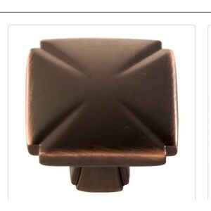 20 Hickory Hardware P3230-OBH 1-3/16" Square Bronze Drawer Pulls Cabinet Knobs